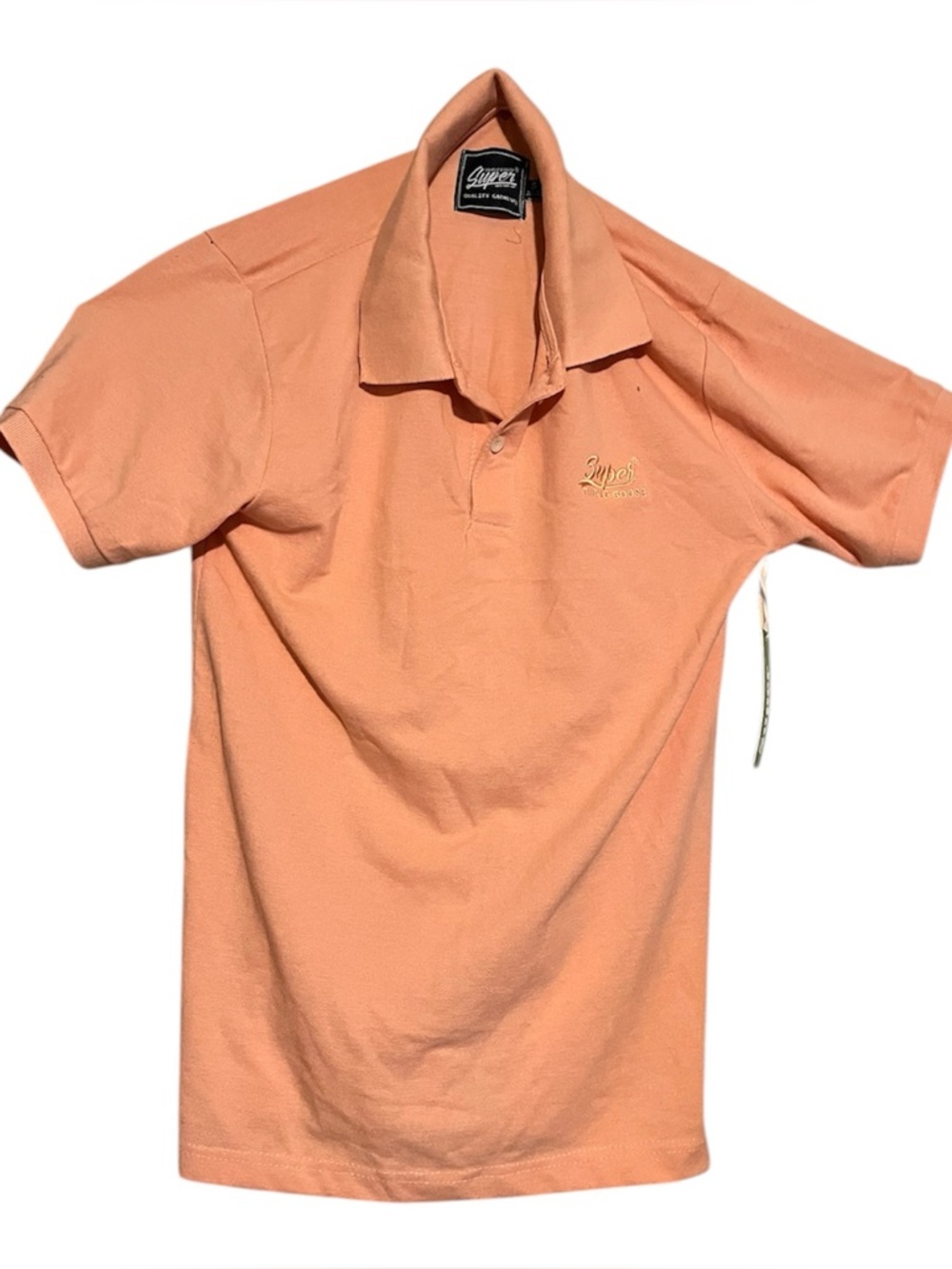Polo Shirt - Peach Short Sleeve Men's Polo, NWT